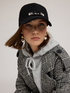 Cap with stone embroidery image number 0
