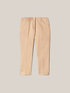Solid colour straight-leg trousers image number 3
