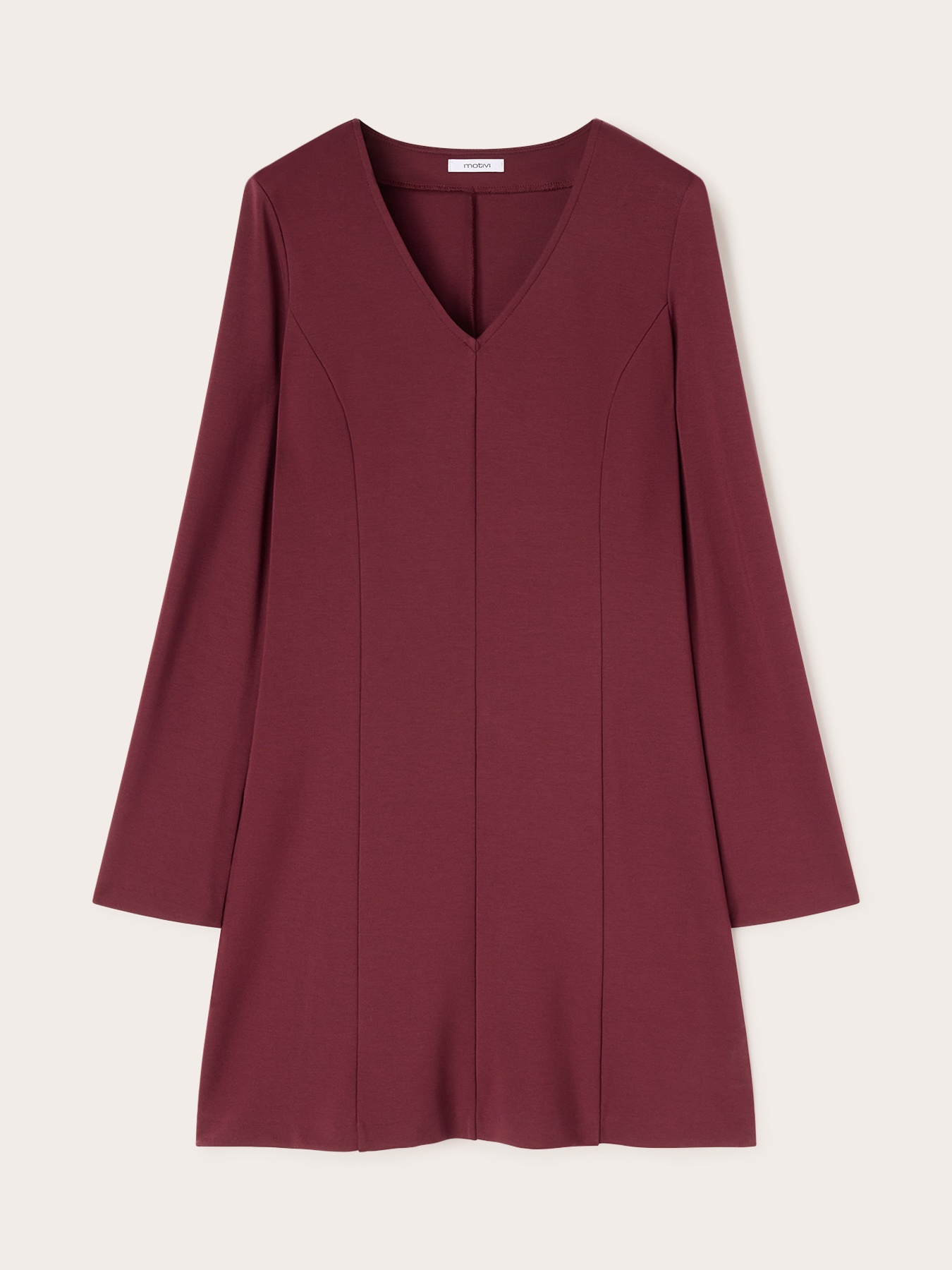 Vestito svasato in punto milano image number 4