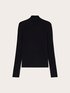 Turtleneck cashmere-blend t-shirt image number 4