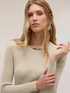 Gerippter Pullover aus feinem Lurex-Strick image number 3