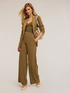 Palazzo pants with side stripe image number 3