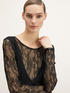 Body with long lace sleeves image number 2