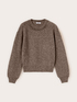 Ribbed wool blend sweater with stones image number 4