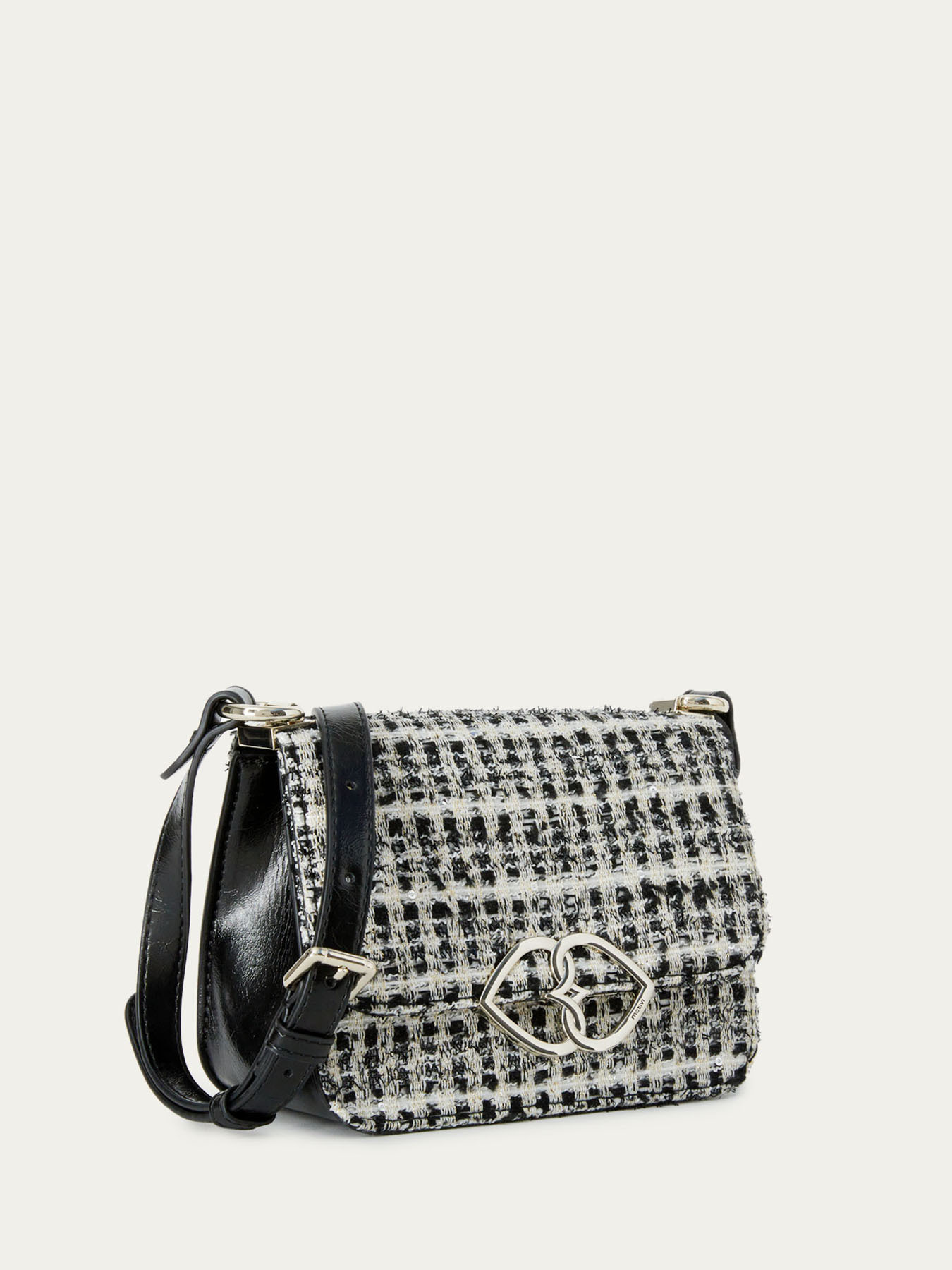 Daily bag Double Love in tweed misto lurex image number 1