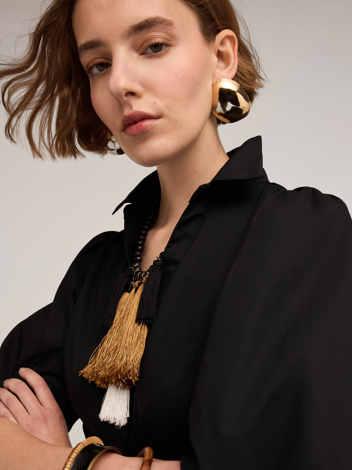 Vestito chemisier in popeline image number 2