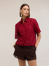 Boxy macram&eacute; lace shirt image number 0