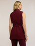 Double-breasted belted vest image number 1