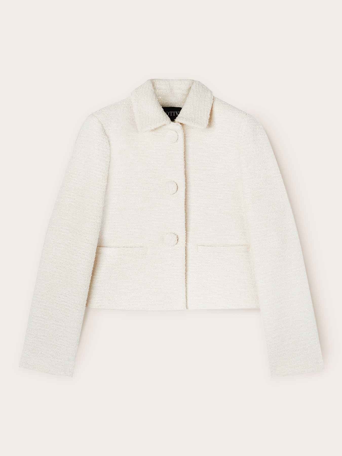 Giacca in tweed shiny image number 4