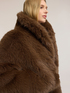 Blouson effet peluche avec col ch&acirc;le image number 0