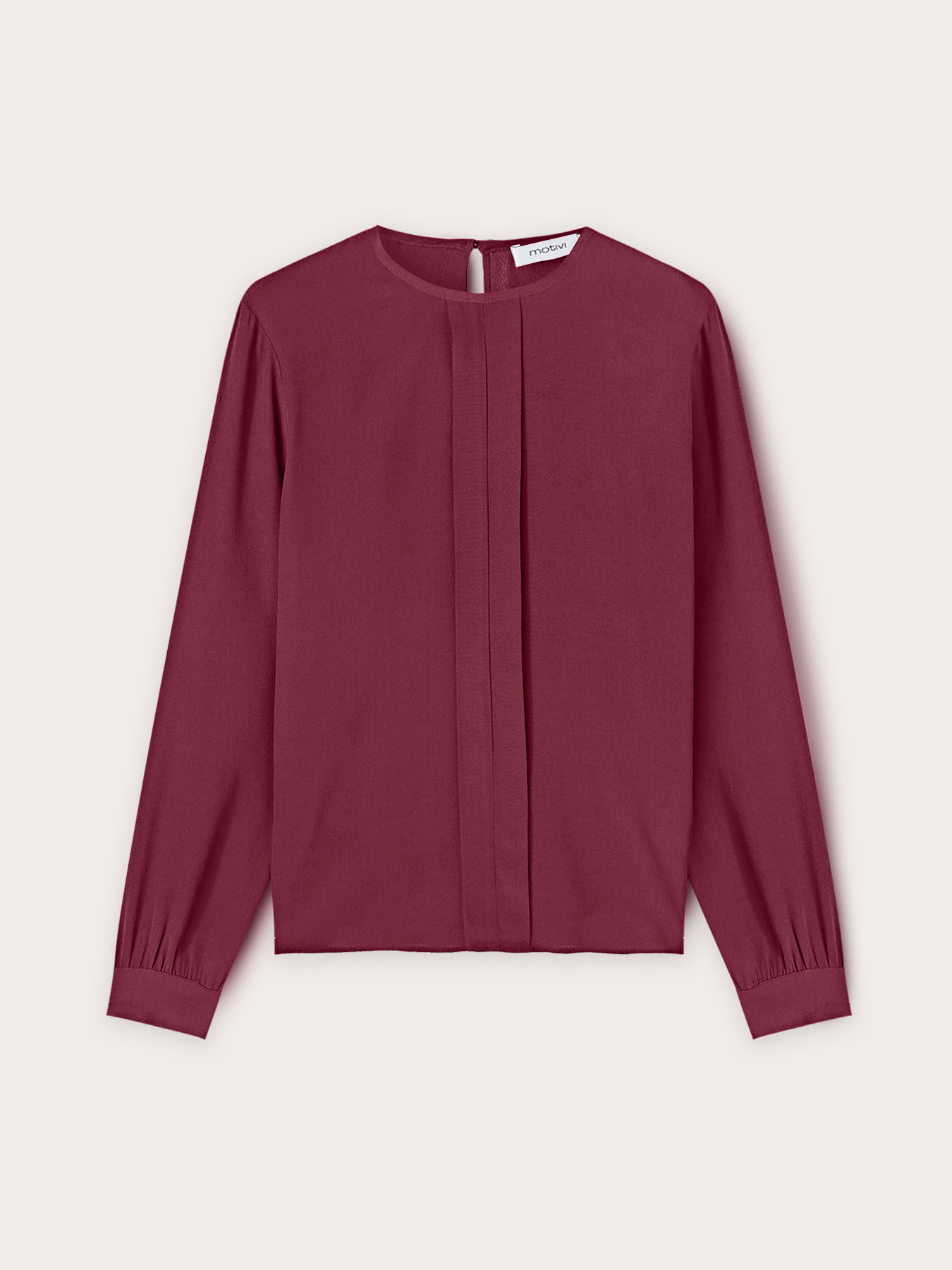 Floaty blouse with pleat image number 4