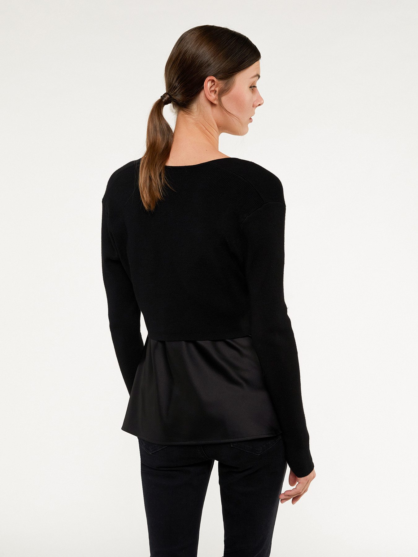 Coprispalle corto in maglia image number 1