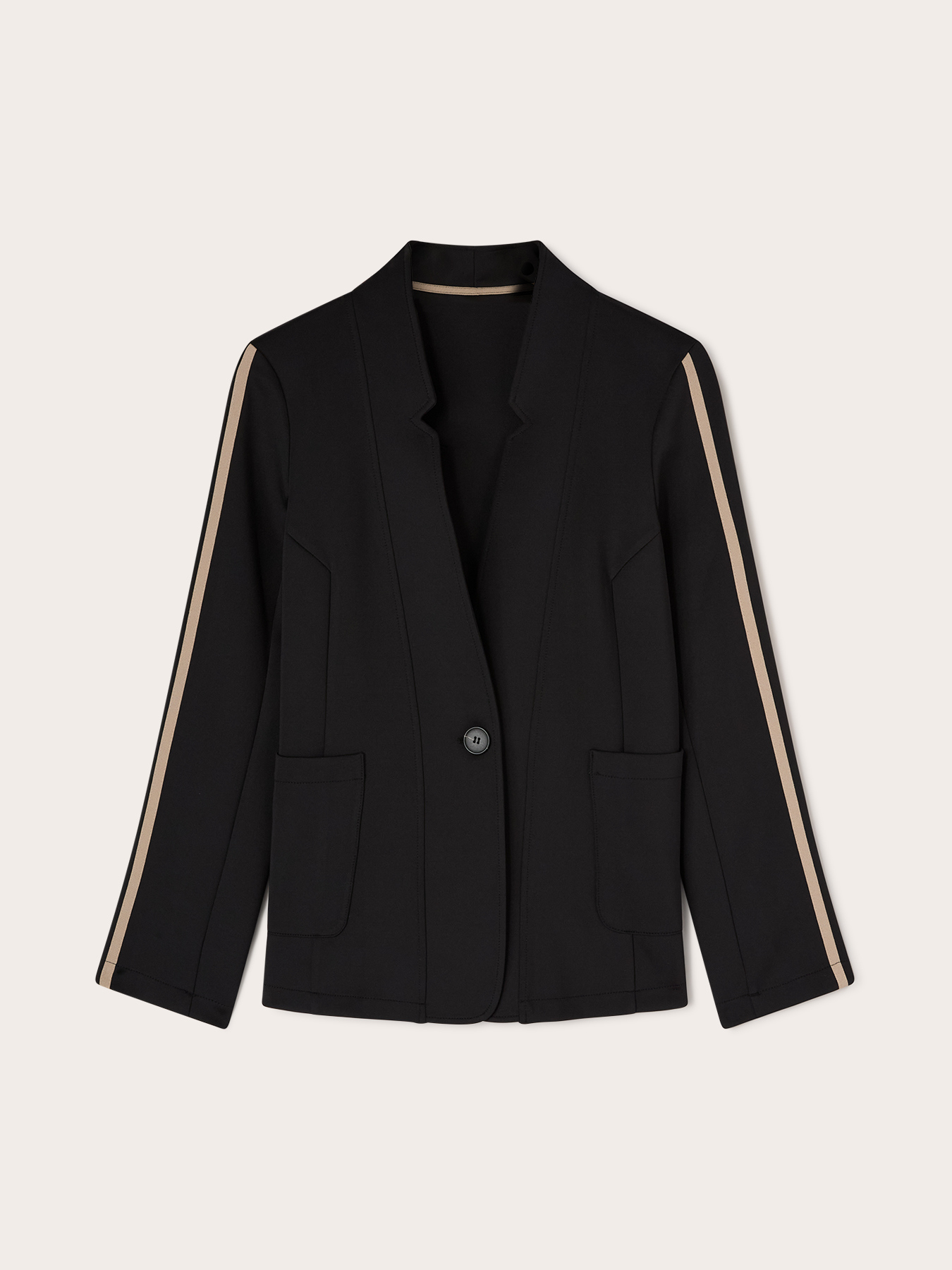 Scuba blazer with contrasting band image number 4