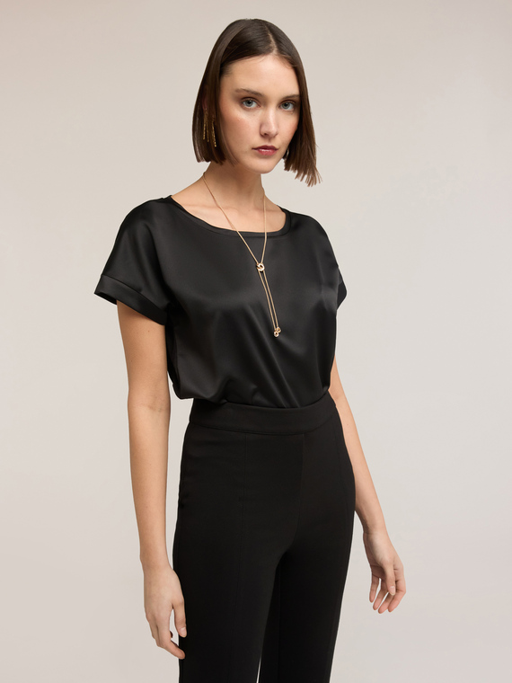 T-shirt bimati&egrave;re m&eacute;lange coton