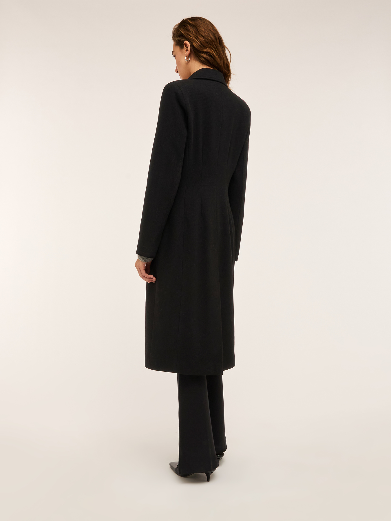 Double-breasted cloth coat image number 1