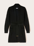 Long cardigan with belt image number 4