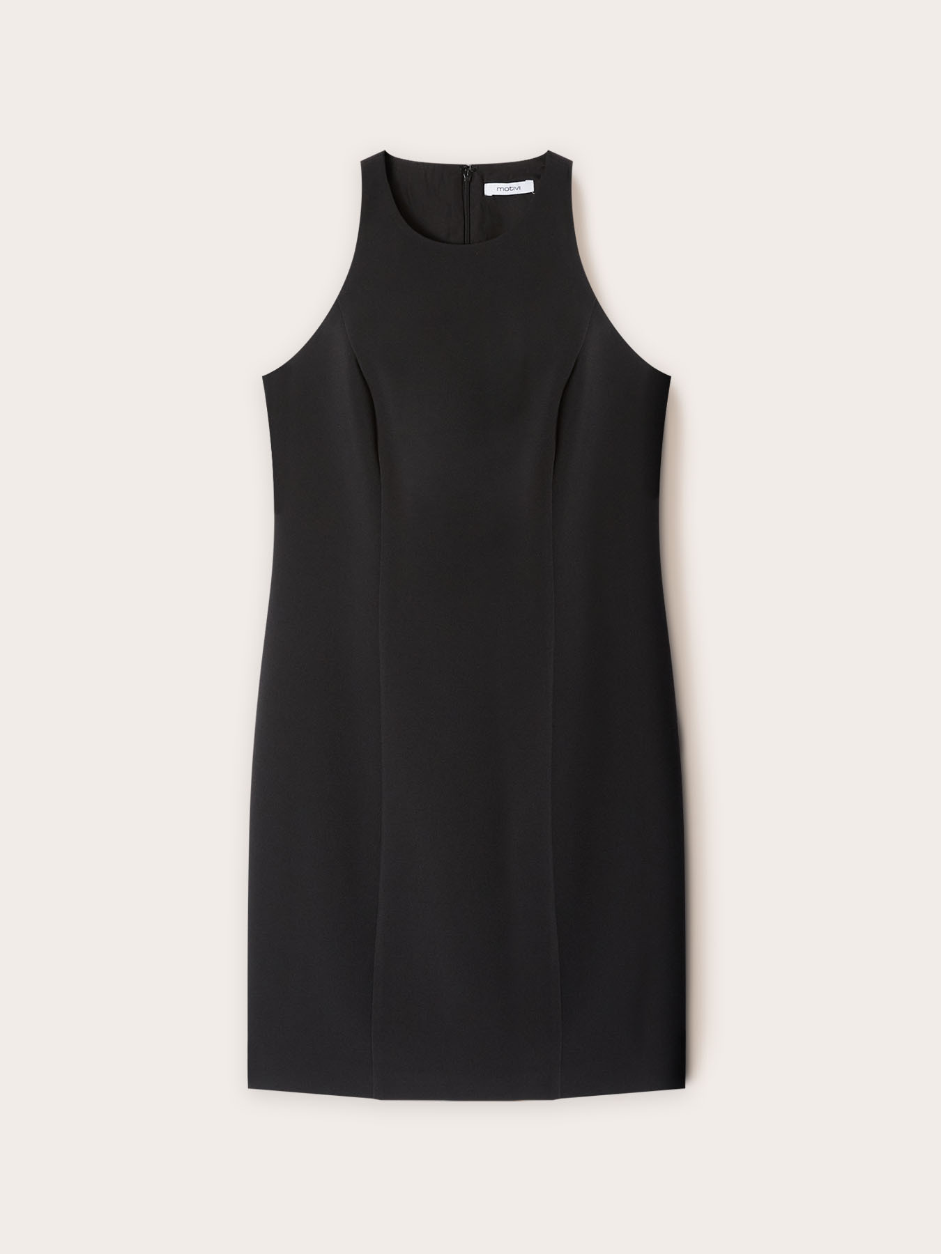 Mini dress in tessuto cr&ecirc;pe image number 4