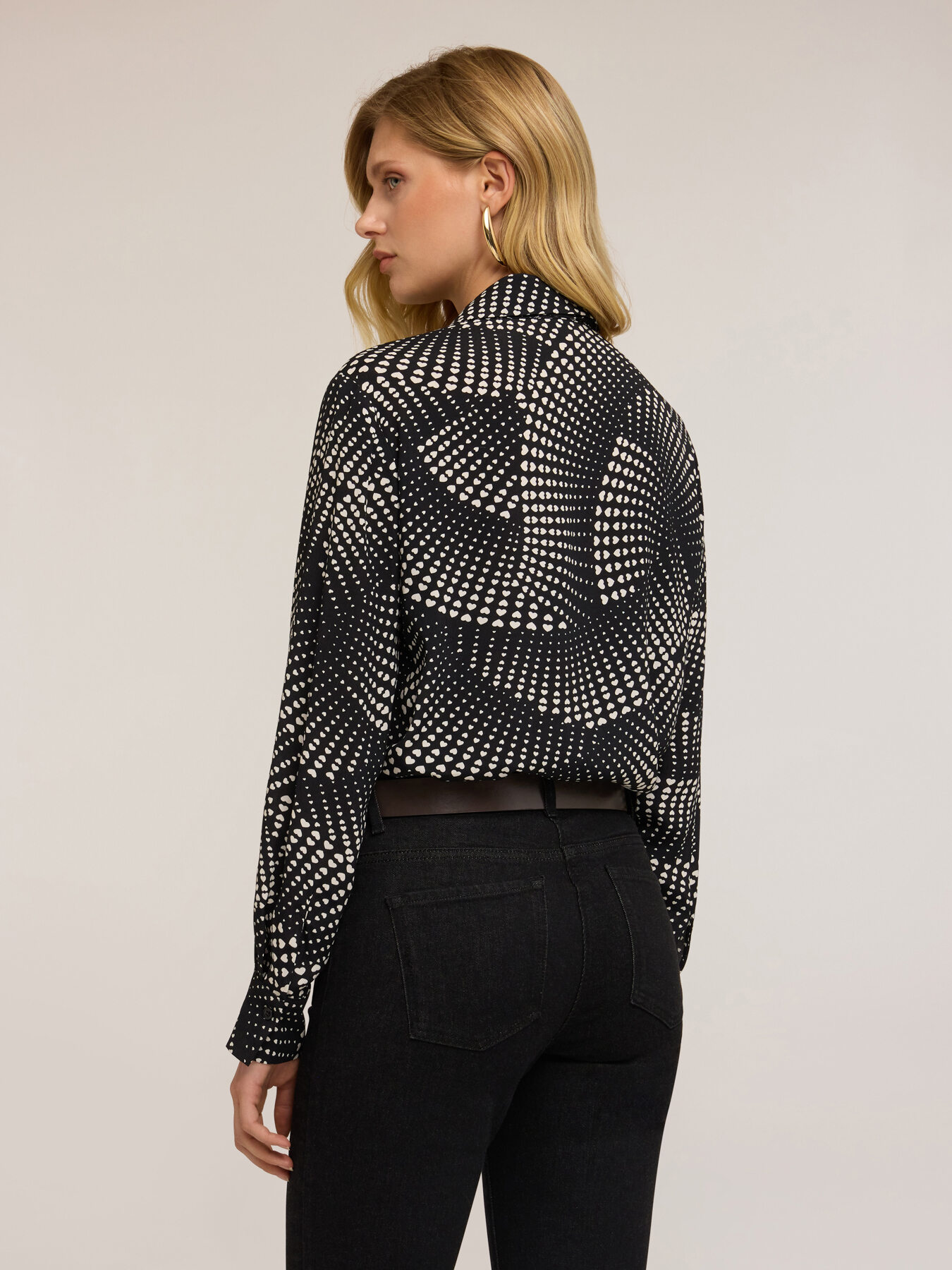 Hemd mit Krawatte mit Herzmuster image number 1