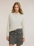 Mohair knit turtleneck with sequins image number 0