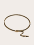 Chain belt with metal weave image number 1