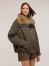 Oversized jacket with collar image number 0