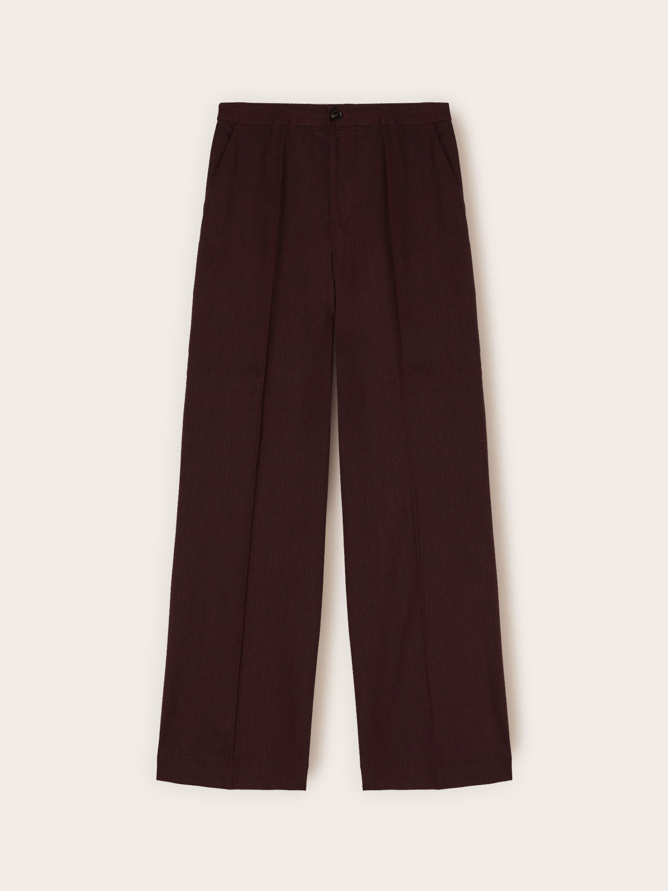 Palazzo-Hose aus Leinenmischung image number 3