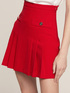 Short pleated skirt image number 0