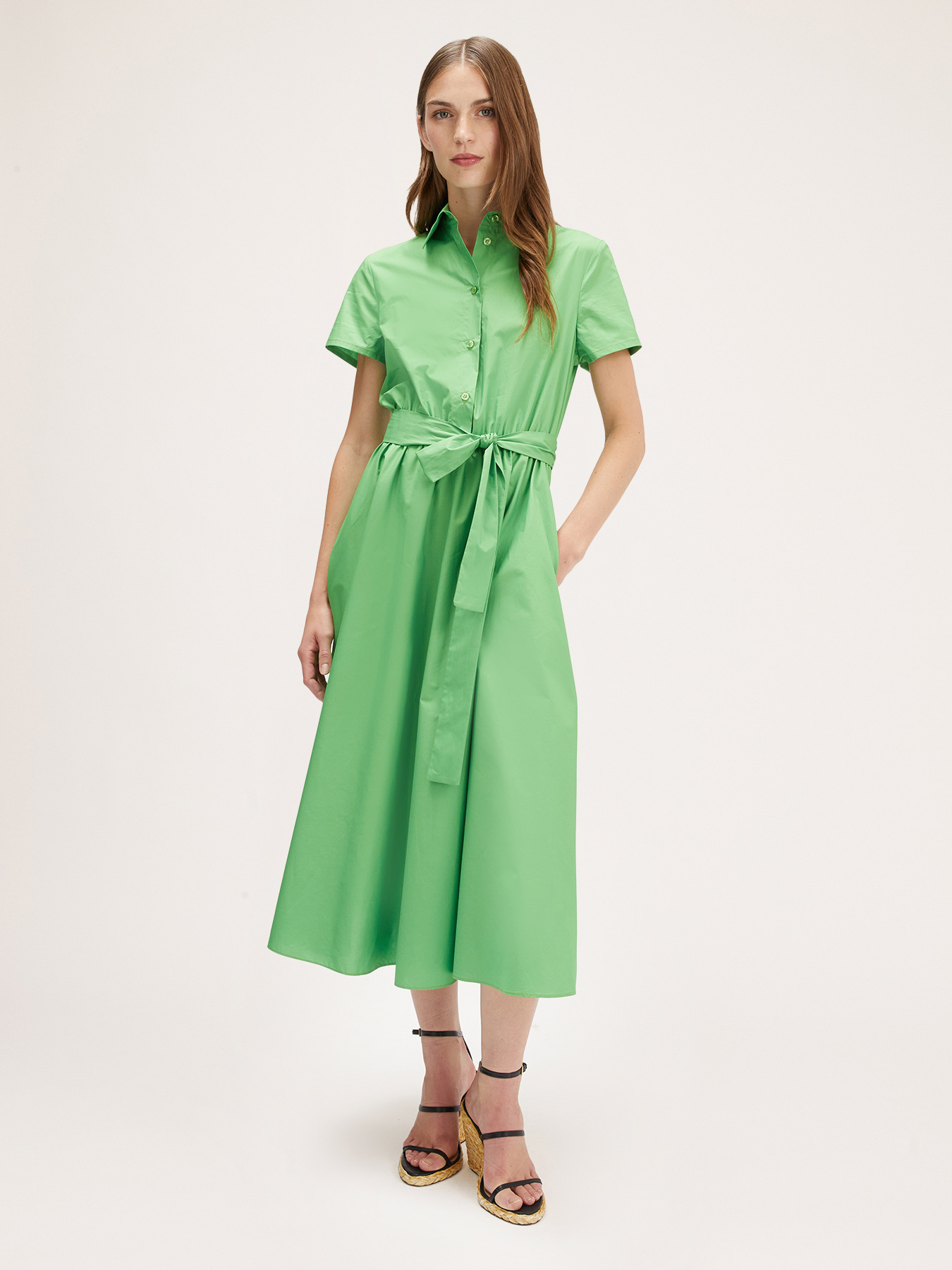 Vestito chemisier in cotone image number 0