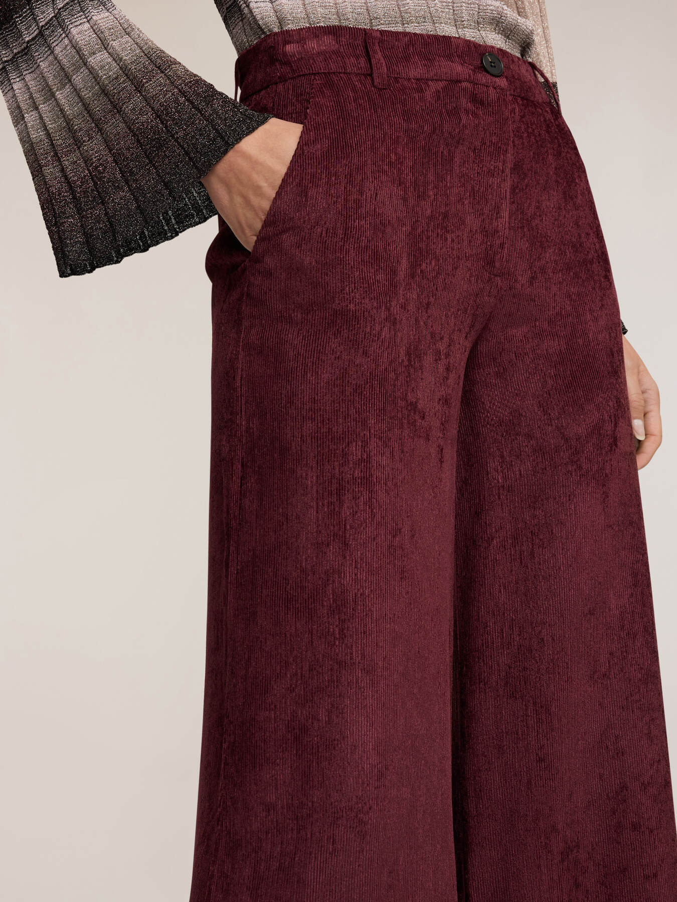 Corduroy palazzo pants image number 3