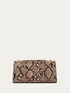 Double love snakeskin pattern Miami bag image number 2