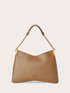 Borsa a tracolla con drappeggio e catena image number 2