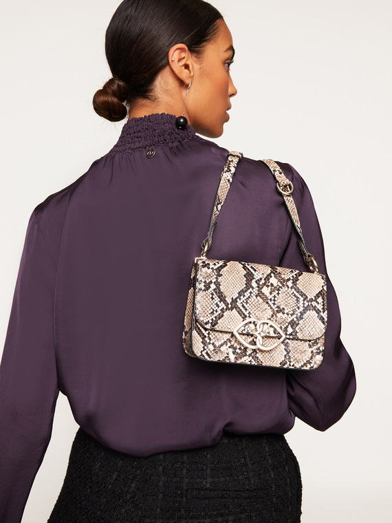 Daily Bag Double Love mit Python-Muster