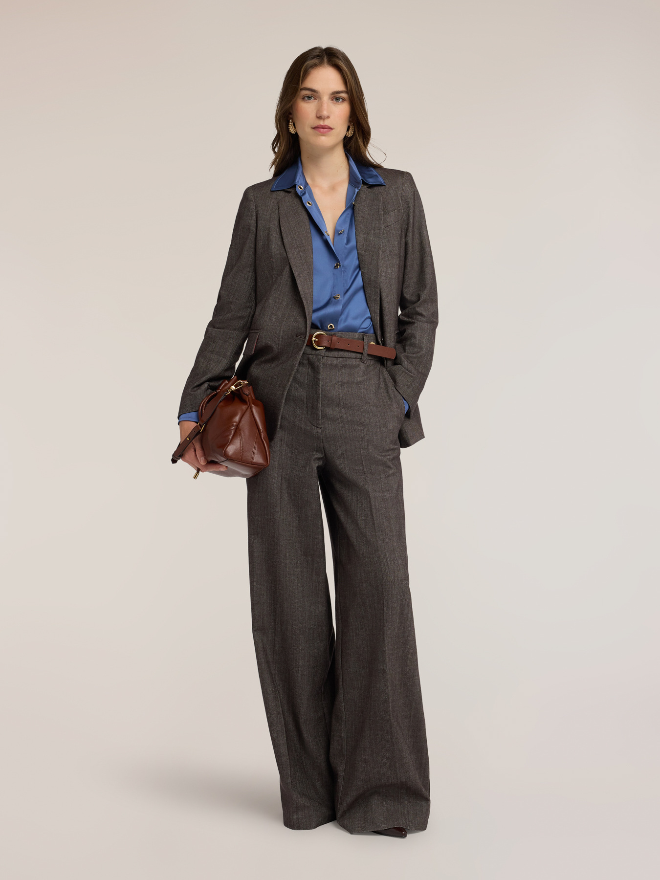 Blazer teint fil m&eacute;lange coton image number 2