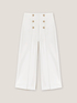 Palazzo trousers with button feature image number 3