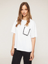 Oversized T-shirt with embroidered breast pocket image number 0