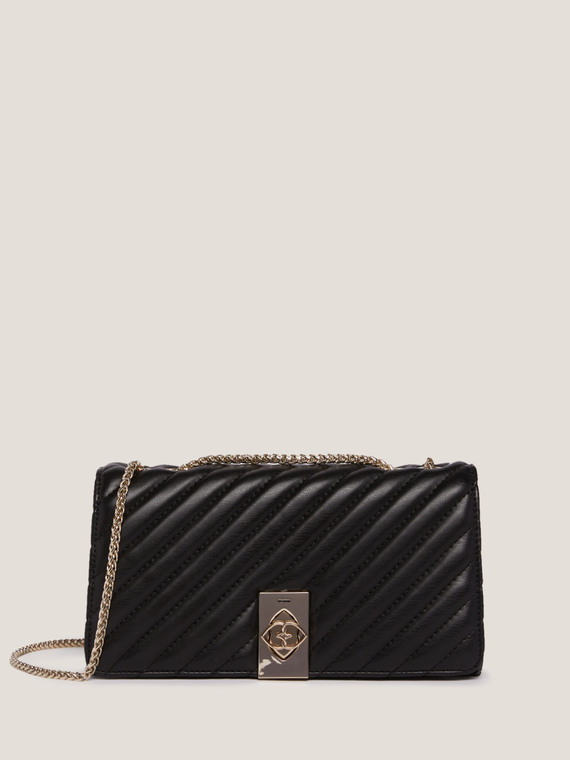 Quilted effect faux leather Miami Bag