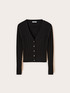 Cardigan din tricot fin cu nervuri image number 4