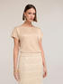 Two-tone cotton blend T-shirt image number 2
