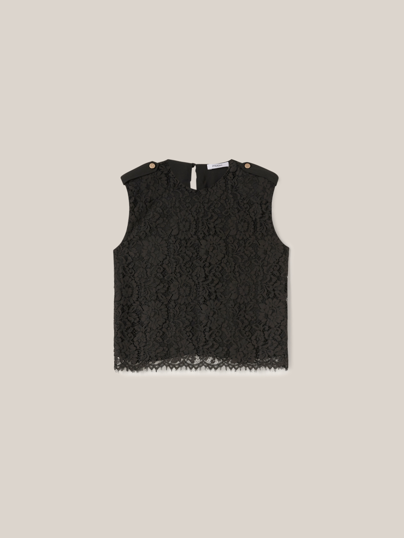 Top in pizzo macramè image number 3