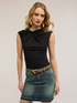 Jersey-Top mit Knoten image number 0
