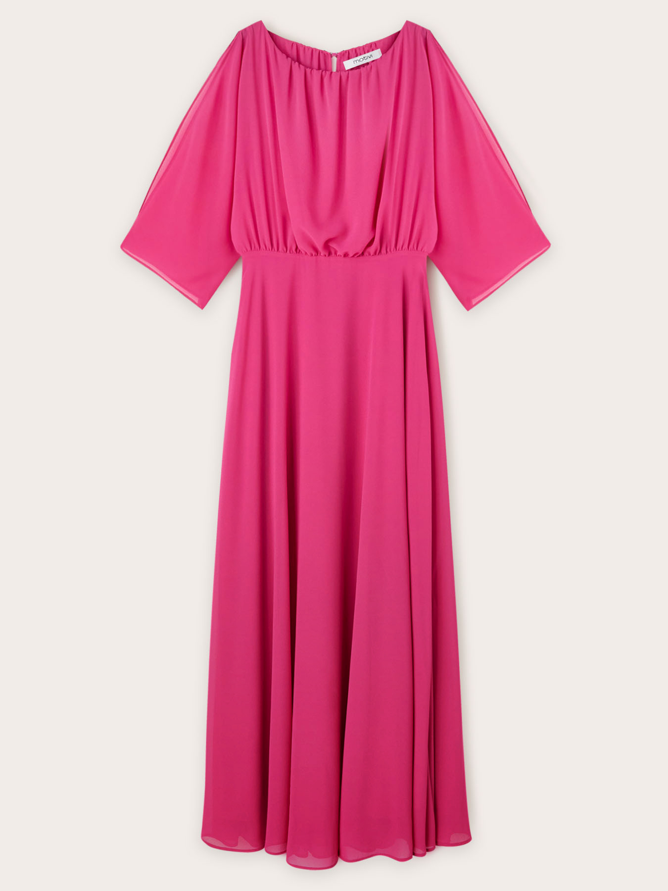 Robe longue drap&eacute;e image number 4