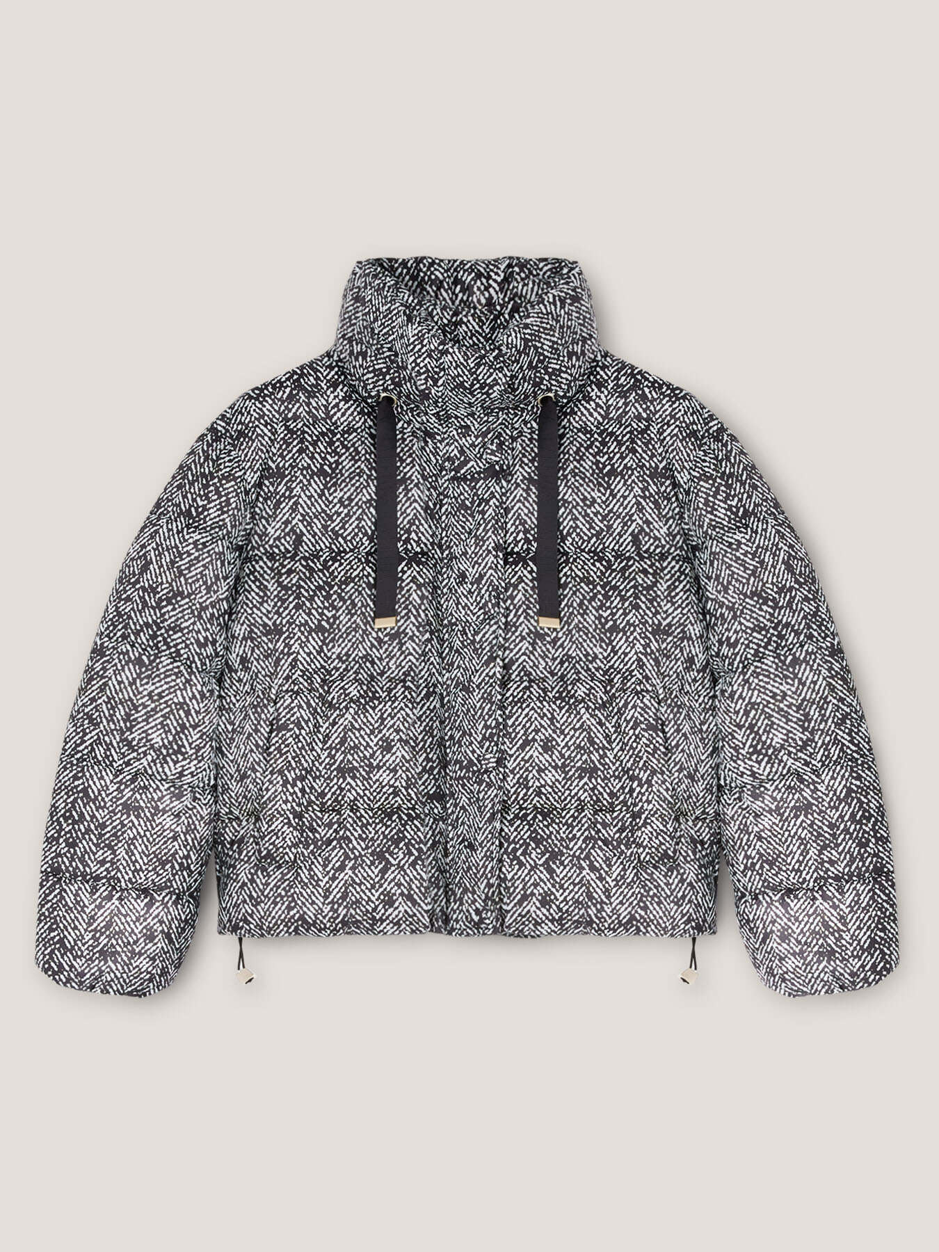 Cazadora acolchada con estampado de espiga image number 3