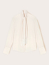 Georgette shirt with scarf image number 4