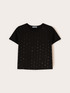 T-shirt with sequin embroidery image number 4