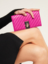 Wallet Bag de piel sintética efecto acolchado image number 4