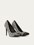 Double Love lurex tweed court shoes image number 1