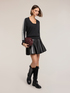 Maglia in misto lana seta color block image number 2