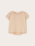 Two-tone cotton blend T-shirt image number 3