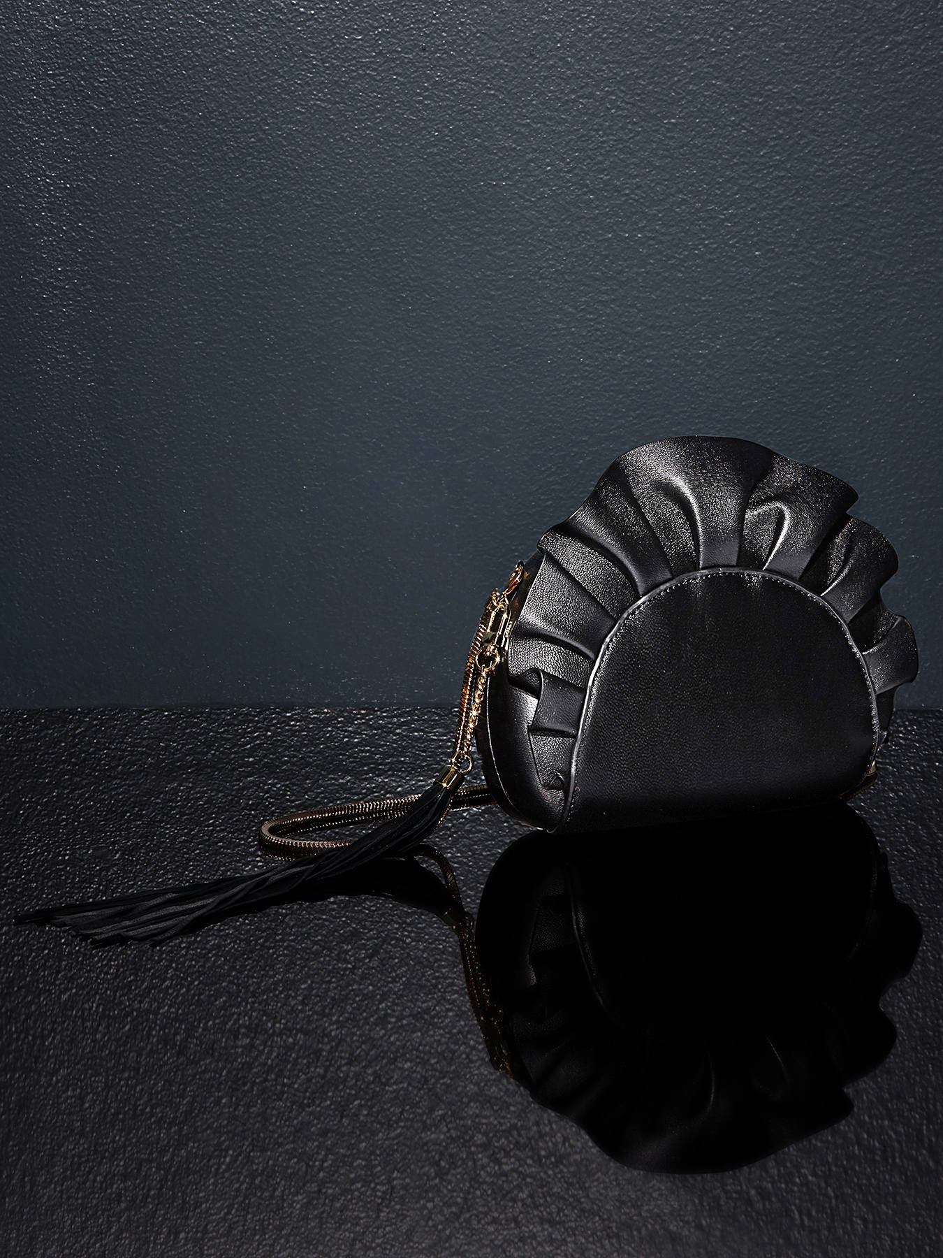 Clutch in vera pelle - esclusiva online image number 1