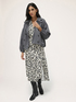 Flowing dress with animal print image number 3